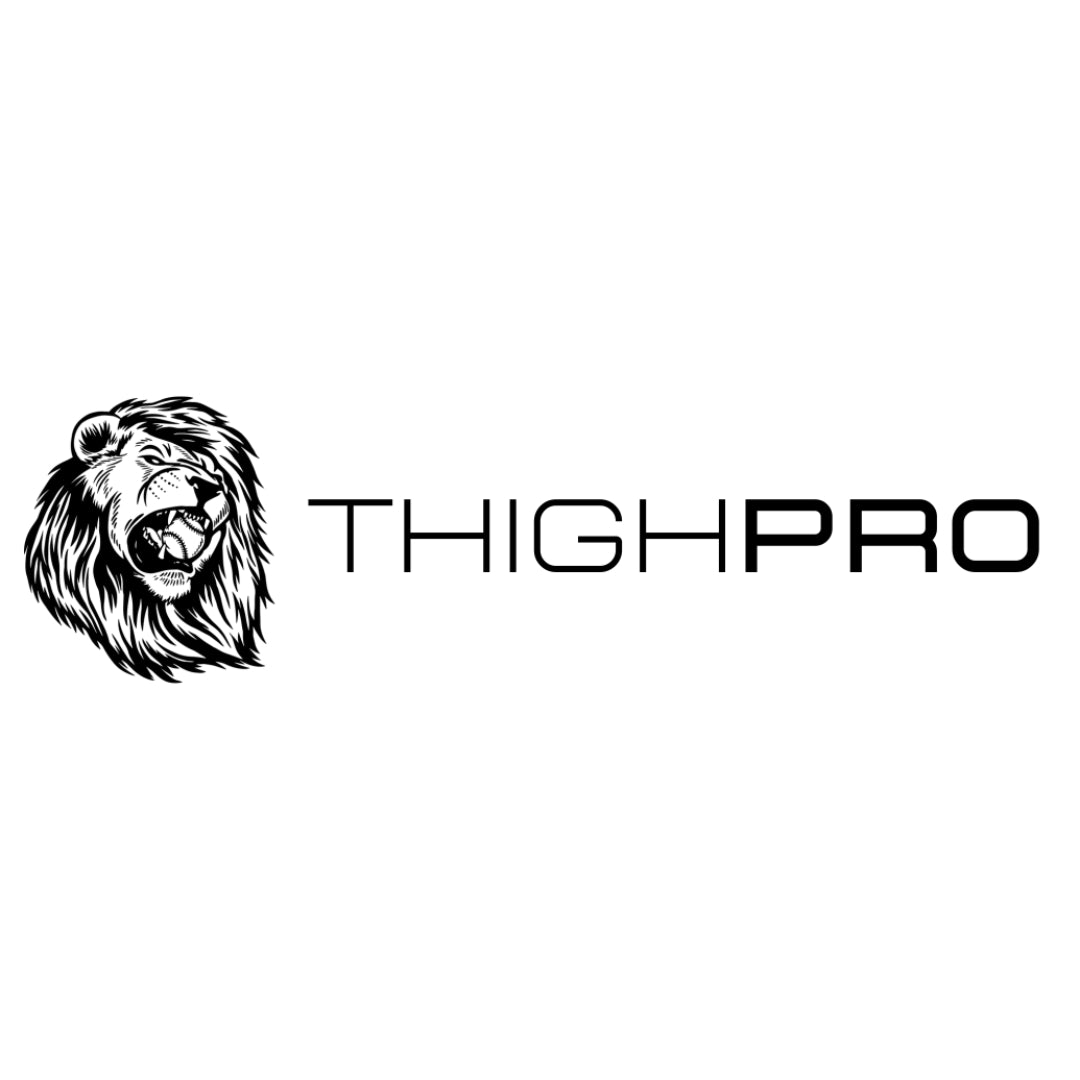 Thigh Pro logo with lion symbol