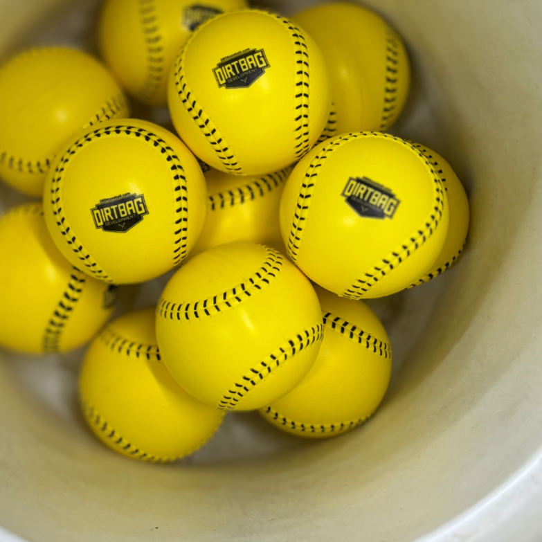 Dirtbag Development Softball Bash Ball - Foam Training Machine Softball