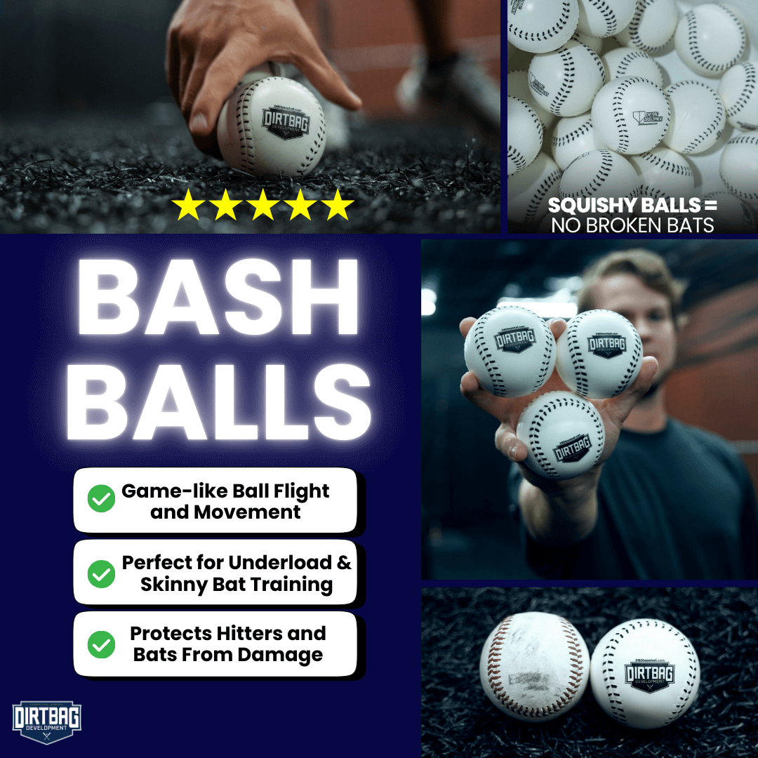 Dirtbag Development Bash Balls - Foam Training Baseball