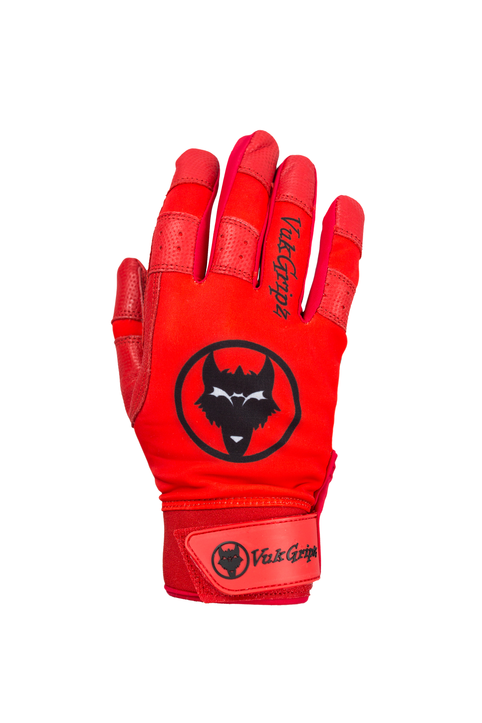 Howler Red Batting Gloves back