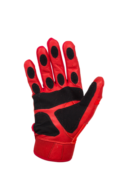 Howler Red Batting Gloves palm