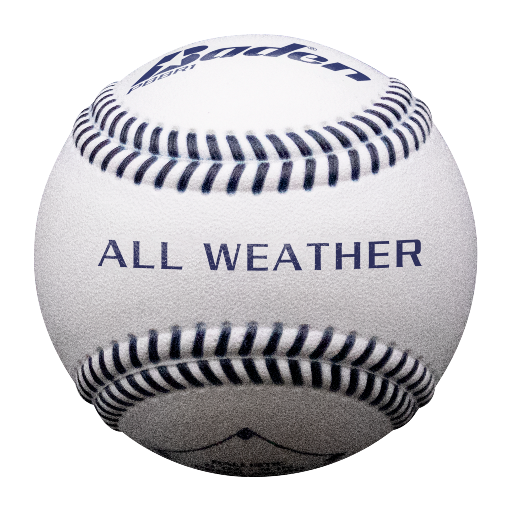 Introducing our brand-new All-Weather One-Piece Practice Baseball, designed with a durable, single-piece construction to withstand the rigors of intense training. All Weather Logo featured