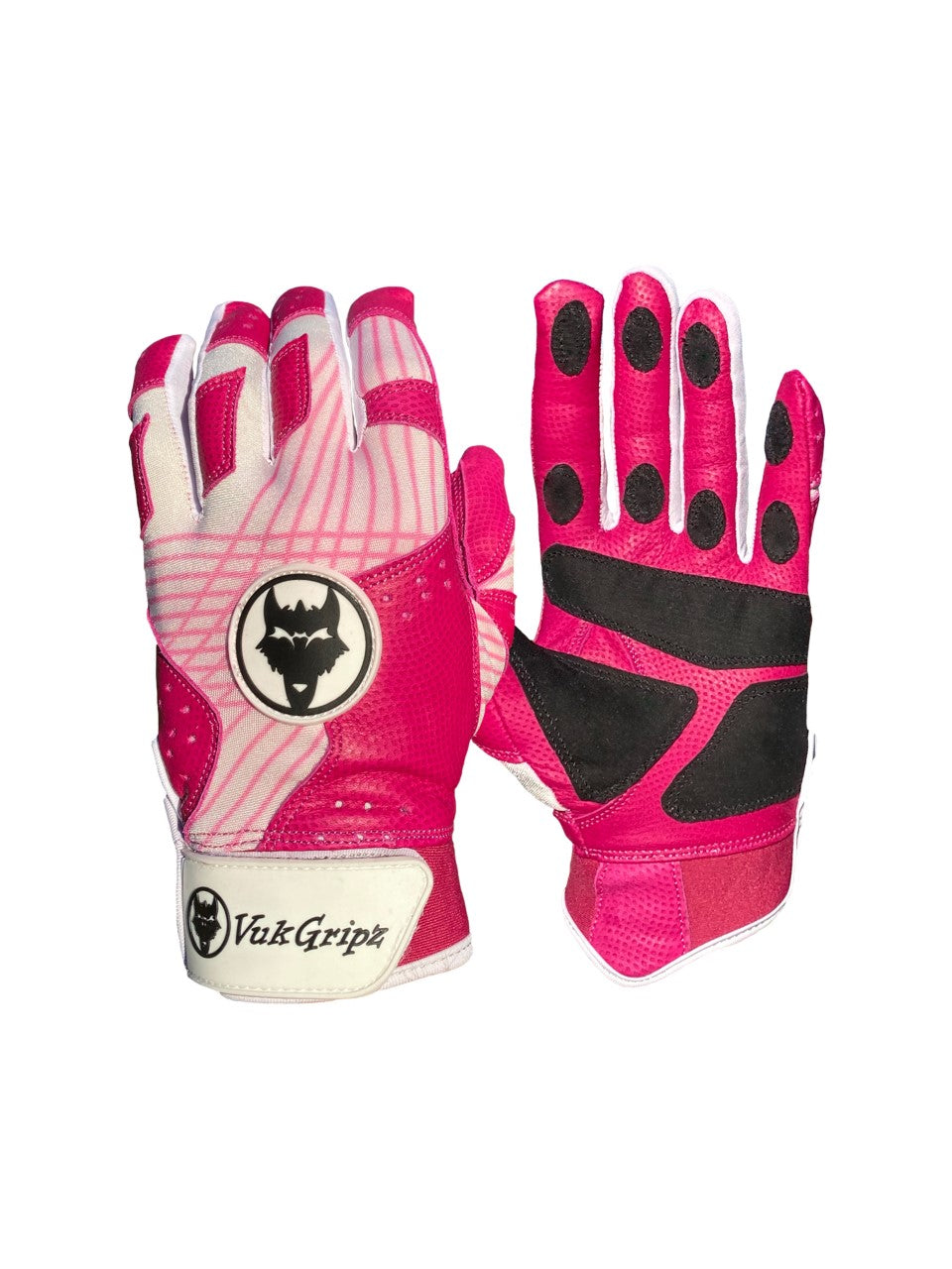 VukGripz Prowler pink batting gloves