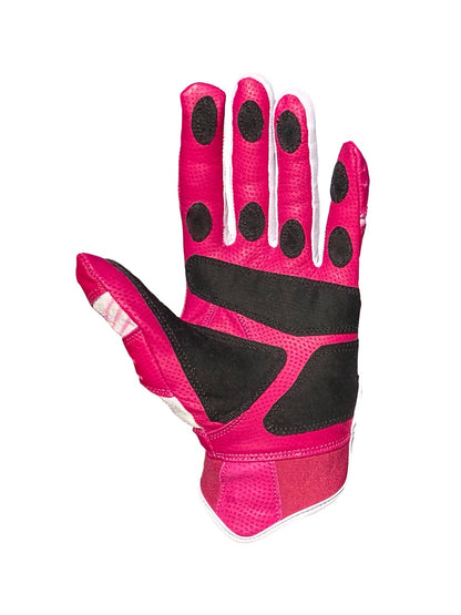 VukGripz Prowler pink batting gloves palm