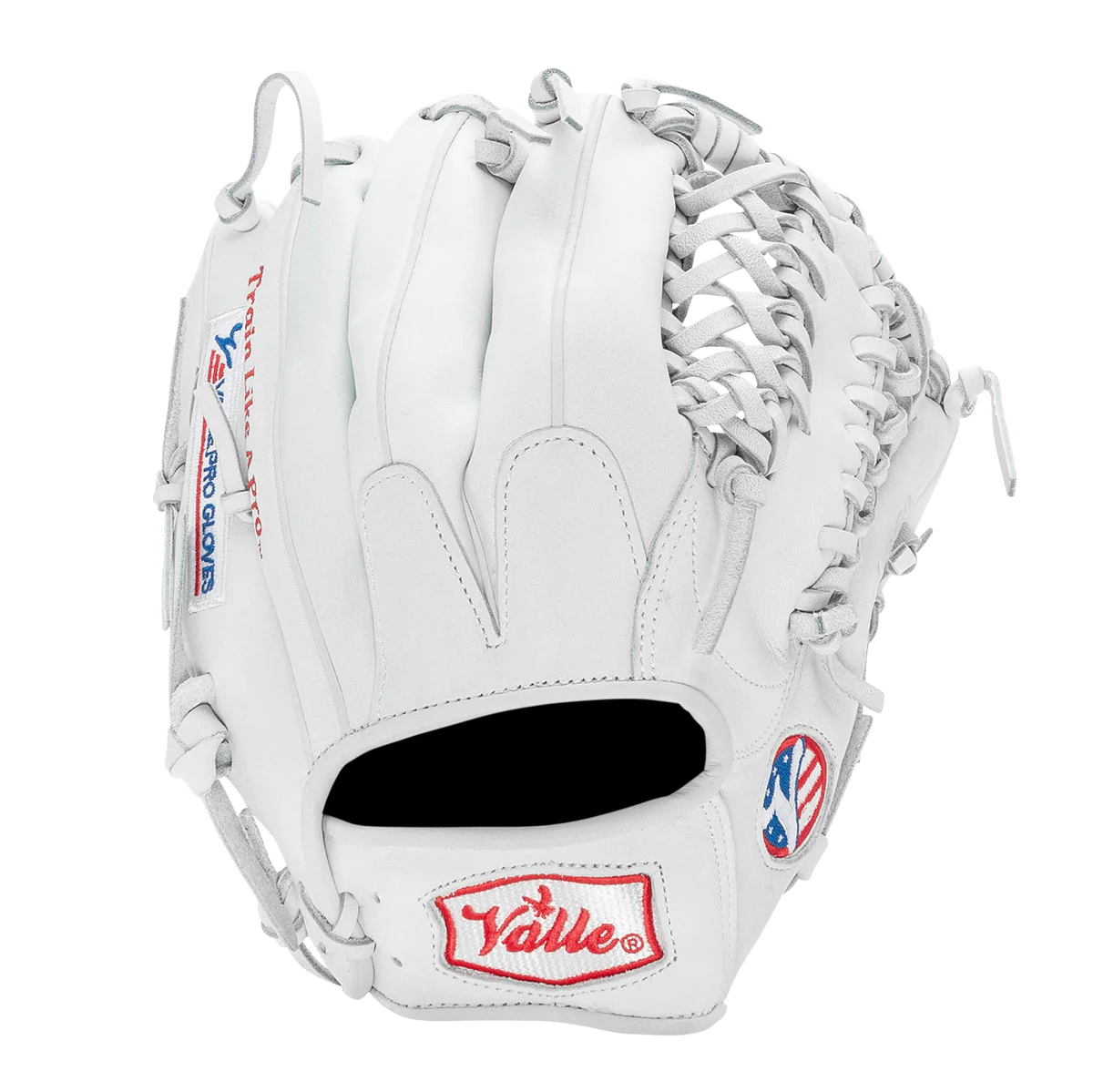 Valle Pro Series training glove, fielder's mitt, back view