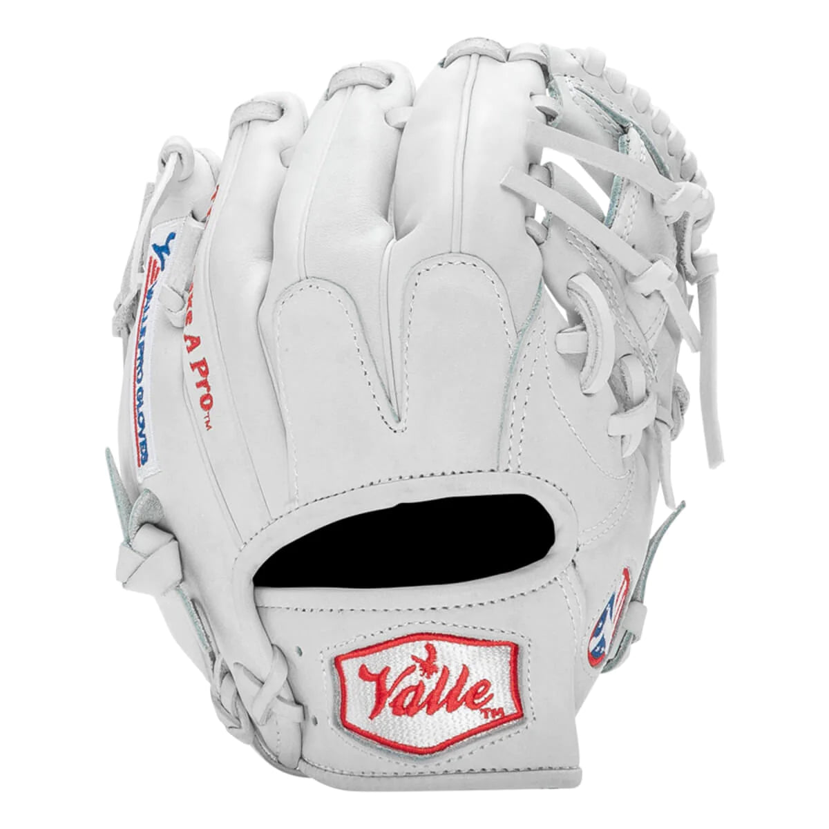 Valle Pro Series training glove, fielder's mitt, back view