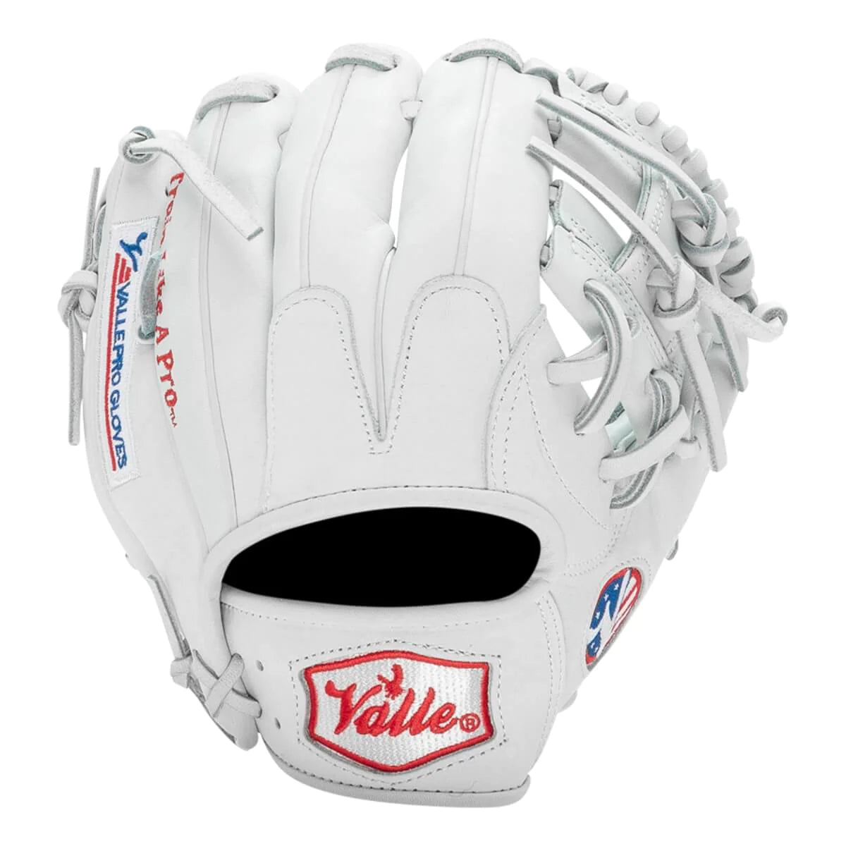 Valle Pro Series training glove, fielder's mitt, back view