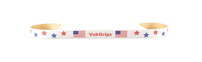 VukGripz Stars and American Flag Grip Tape roll stretched