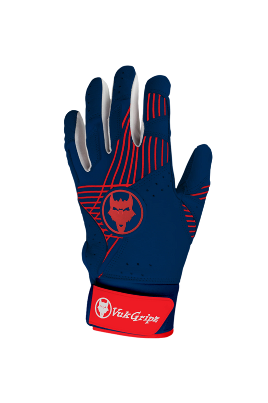 Prowler Red & Navy Batting Gloves