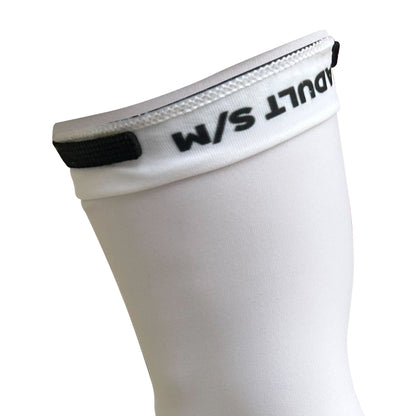 VukGripz Premium Compression Sleeve white top size